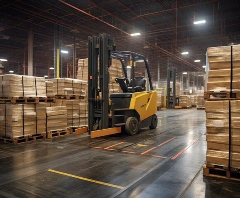 Controlled warehouse for supply chain and inventory management