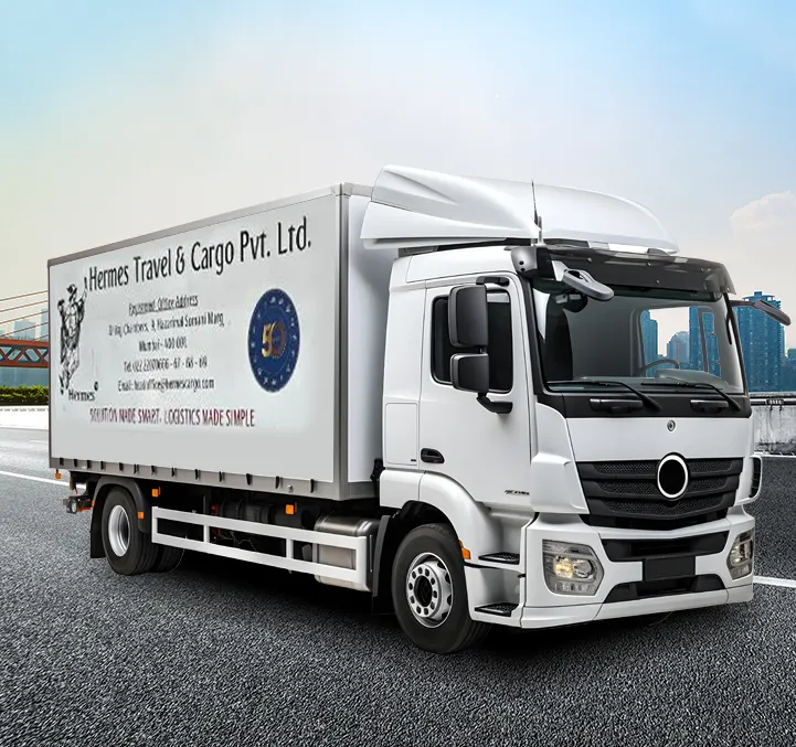 Transportation and distribution network services by Hermes Cargo across India