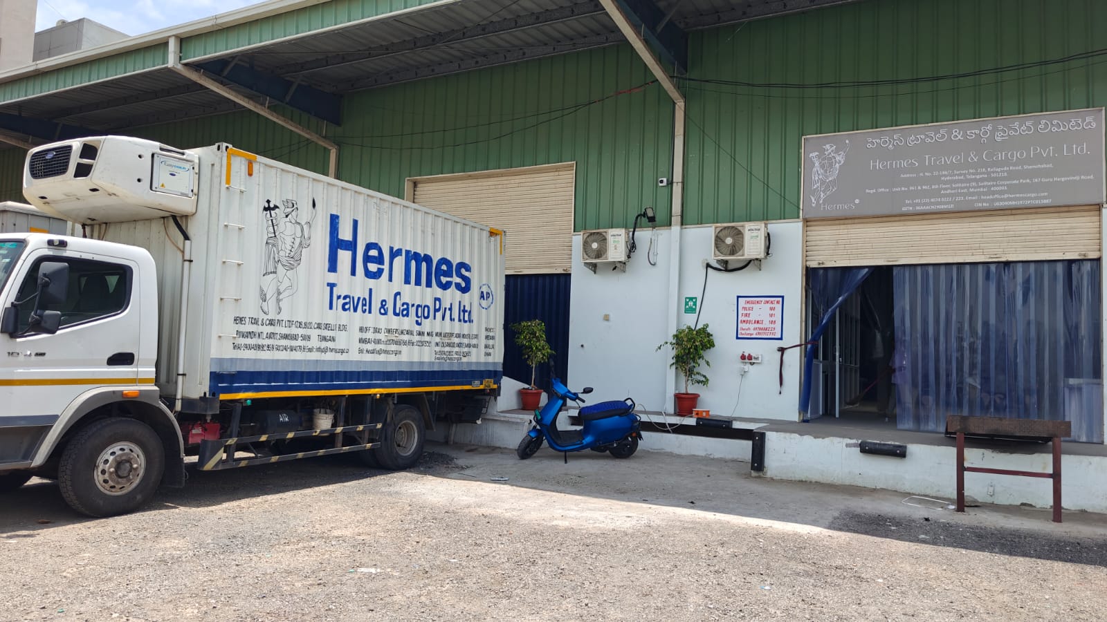 Hermes Hyderabad warehouse facility view 1